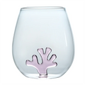 500ml Transparent Classic Coral Reef Design Borosilicate Wine Glass Tumbler Eco-Friendly Customized Packaging MM Brand Home