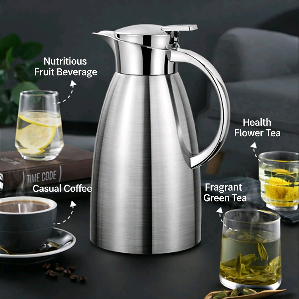 High Quality Travel Thermos Flask Stainless Steel Eco-Friendly Large Capacity Vacuum Insulated 12-24 Hours Thermal Performance