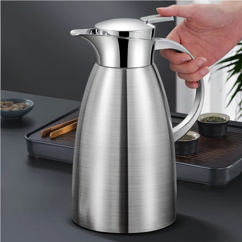 High Quality Travel Thermos Flask Stainless Steel Eco-Friendly Large Capacity Vacuum Insulated 12-24 Hours Thermal Performance