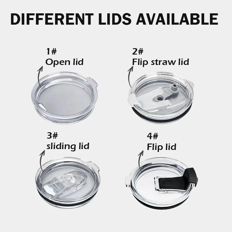 Personalized 12oz 14oz 16oz 24oz Stainless Steel Tumbler with Handle Vacuum Insulated Custom Camping Coffee Mug with Handle