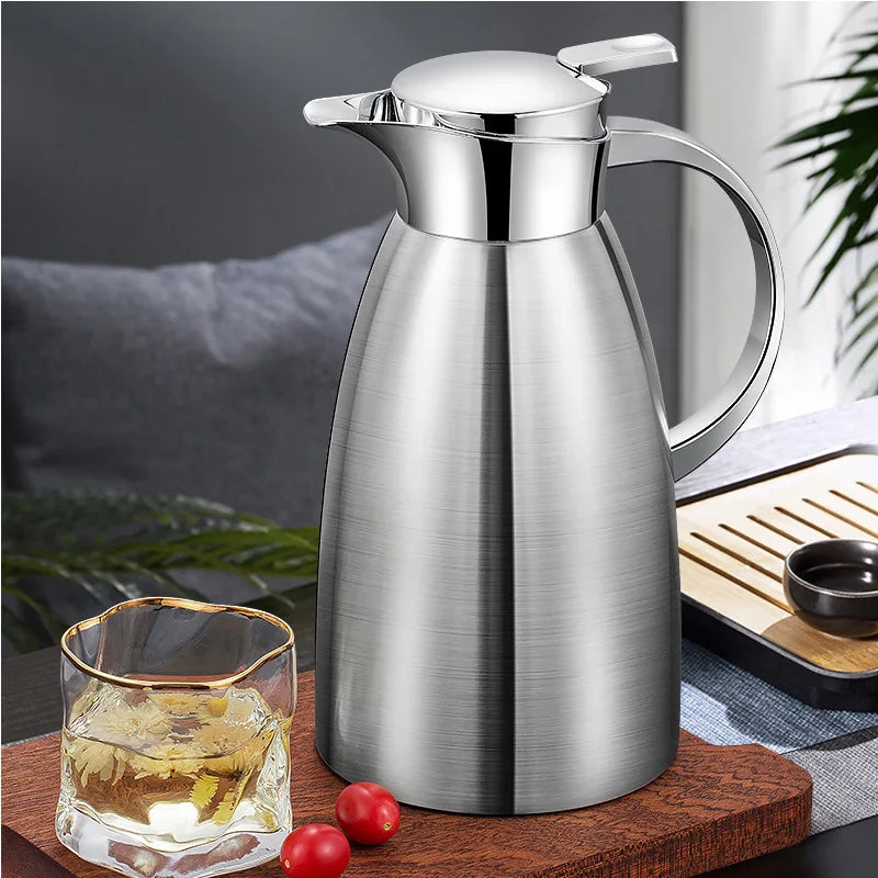 High Quality Travel Thermos Flask Stainless Steel Eco-Friendly Large Capacity Vacuum Insulated 12-24 Hours Thermal Performance
